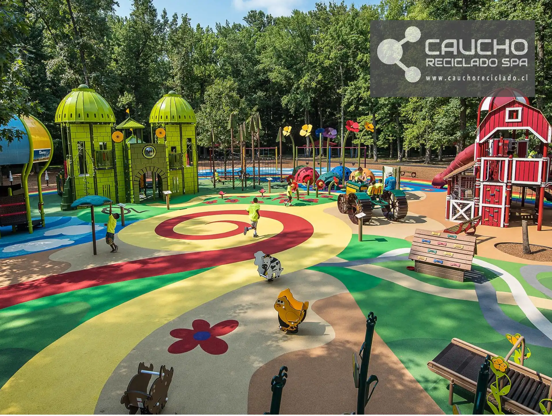Mulch de Caucho Reciclado para Parques Infantiles: Seguridad y Sostenibilidad