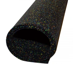 Piso para gimnasio en rollo de caucho EPDM