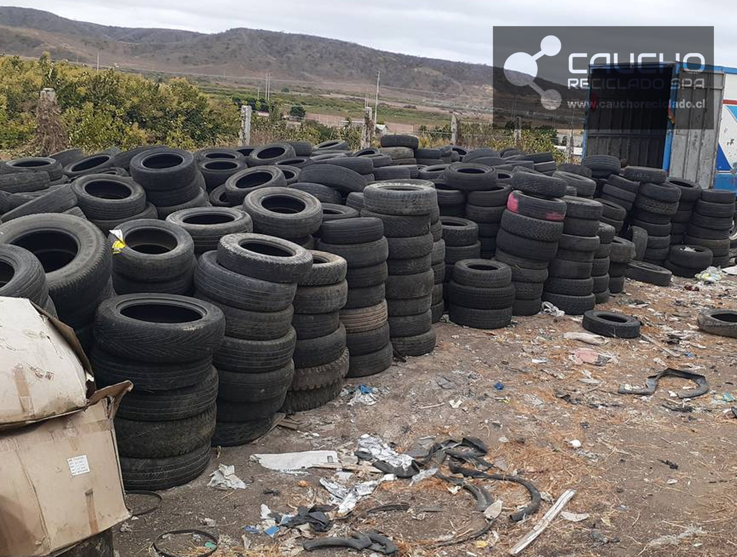 El reciclaje de neumáticos desechados en Ecuador